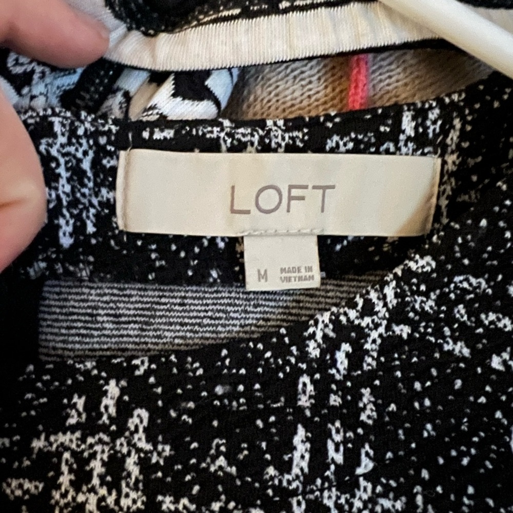 Loft Plaid Flared Shell Dress - Picture 2 of 5